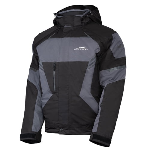 KATAHDIN GEAR DAGGER JACKET MENS, BLACK/GREY - 2X-LARGE