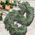 thumbnail image 4 of Qocolhg Christmas Decorations Indoor Outdoor, Christmas Tail Grass Rattan Soft Rubber Simulation Green Plant Decoration Door Frame Home Decoration Window Hanging, on Sale Clearance!, 4 of 5
