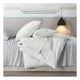 thumbnail image 2 of Funda de Edredón Duvet con Pompones y Funda de Almohada Esquimal (Blanco -Blanco, Individual), 2 of 6