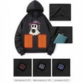 thumbnail image 5 of Sudadera con capucha de manga larga, informal, para exteriores y chaquetas, unisex, con calefacción, recargable por USB, sudadera térmica, lavable, para hombre y mujer, abrigo para mujer, 5 of 5