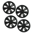 thumbnail image 4 of Protecteur de Jante de Roue, 4pcs Hubcaps Mat Noir Roue Hubcap Jante Couvercle de Roue Hubcap Qualité, Vous Pouvez Faire Confiance, 4 of 7