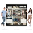 thumbnail image 4 of Ropero Closet Madesa Reno 3 Puertas Corredizas con Espejo NB, 4 of 11