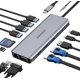 thumbnail image 1 of Estación de acoplamiento USB C con doble monitor 14 en 1 para Dell/HP/Lenovo, 1 of 7