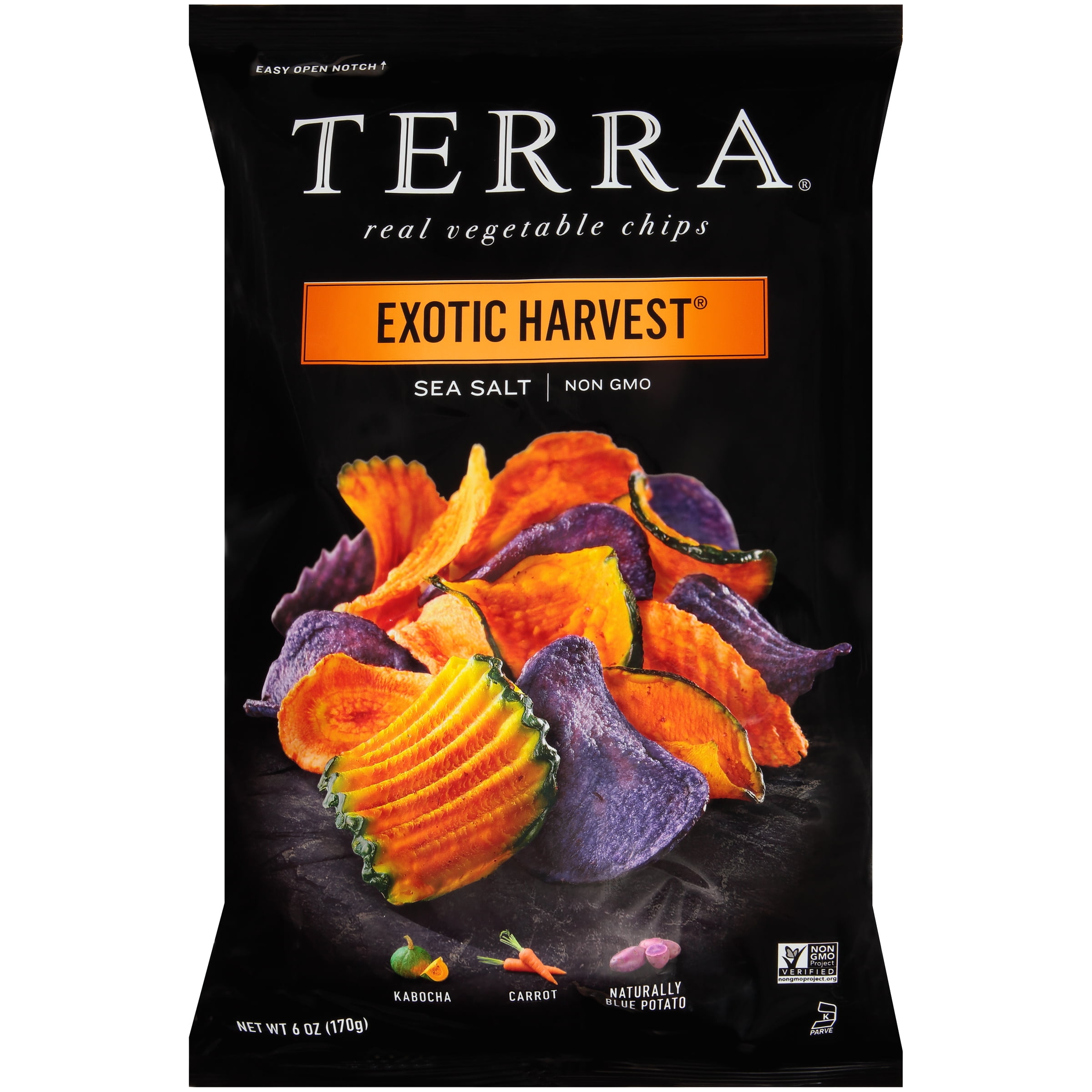 Terra Chips Exotic Vegetable Chips Exotic Harvest Sea Salt, 6 Oz