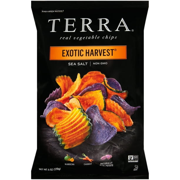 Terra Chips Exotic Vegetable Chips Exotic Harvest Sea Salt, 6 Oz