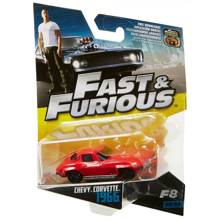 Fast & Furious Die Cast Toy: 1966 Chevy Corvette Metal Car