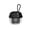 Black, variant on Portable Case with Lanyard Travel Organizer Mini Pill Box with Compartments for Medicine Vitamins Beige