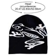 thumbnail image 2 of Jiibva Tree Frog Pattern Beanie Knitted Cap for Men & Women, Slouchy Skull Cap Embroidery Knitted Hat Cute Animal Cartoon Cap Outdoor Sports Warm Ski Hat, 2 of 7