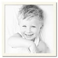 thumbnail image 2 of ArtToFrames 32" x 32" White Picture Frame, 32x32 inch White Wood Poster Frame (WOM-4114),  Pack, 2 of 7