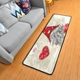 thumbnail image 3 of SKYSONIC 2'X6' Lovely Gnome Heart Runner Rug with Rubber Backing, Happy Valentines Day Non Slip Entryway Rug Runner Washable Soft Area Rug Carpet for Hallway Bedroom Kitchen Decor, 3 of 6