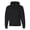 Black, variant on 4997 Adult 9.5 oz. Super Sweats NuBlend Fleece Pullover Hood