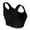 Black, variant on Women's Full Figure No Bounce Plus Size Camisole Wirefree Back Close Sports Bra