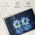 thumbnail image 6 of Elephant Stock White Daisies Wall Art - Horizontal Canvas Wall Art - Living Room Wall Decor - Floral And Botanical Canvas - Blue And White Decor - 36" x 24", 6 of 8