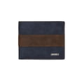 thumbnail image 1 of (Azul) Cartera para hombre con acabado mate, con múltiples ranuras para tarjetas, gran capacidad, estilo juvenil, cartera retro para hombre, 1 of 5