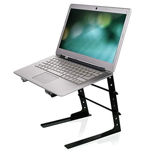 Works for Laptops Gaming Home or Office Controllers and CD Players Anti-Slip Design Portable DJ Laptop Stand Riser with Adjustable Height