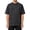 Black_011, variant on Men's Acid Washed T-Shirt, Short Sleeve, Crew Neck, Vintage Distressed Solid Basic Tee Tops Black 3XL