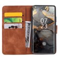 thumbnail image 7 of Feishell Flip Wallet Case for Samsung Galaxy S24 Ultra, Magnetic Clasp Folio Shockproof Embossed Pattern PU Leather Magnetic Clasp Folio Protective Phone Cover with Kickstand & Card Slots,Brown, 7 of 7