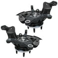 thumbnail image 2 of Detroit Axle - FWD Front Steering Knuckles with Hubs + CV Axle Assembly Replacement for 2007 2008 2009 2010 Ford Edge - 4pc Set, 2 of 8