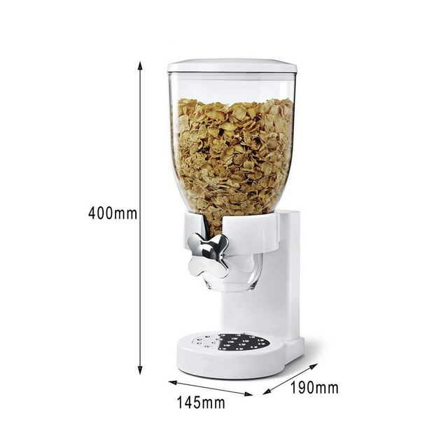 Dry Food Dispenser Single Cereal Dispenser Food Storage Meal Container For Dry Food Candy Sweets Rice Chocolate Chip Oats Grain