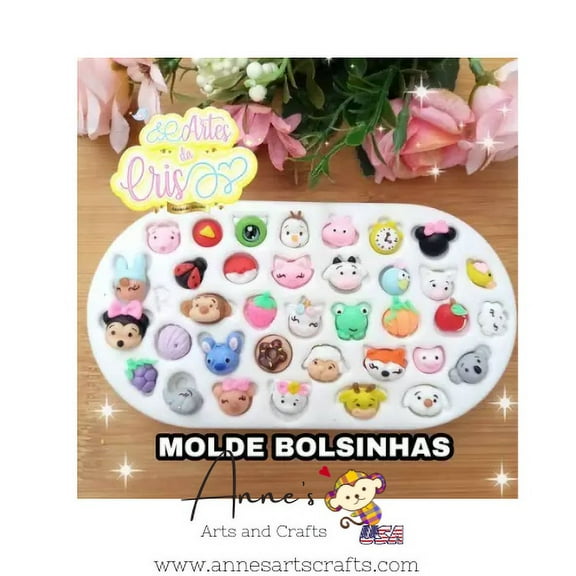 Silicone Mold Bolsinhas - Cute Handbag - Artes da Cris Collection