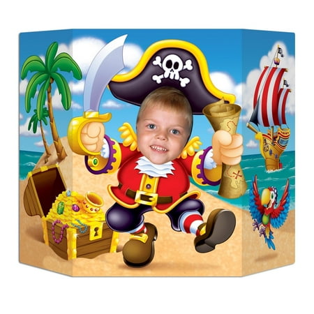 Pirate Photo Prop Party Accessory (1 count) (1/Pkg), This item is a great value! By Beistle