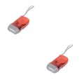 thumbnail image 2 of Eigraketly Linterna de prensa Antorcha de cuerda Mano de obra fina Bombillas LED Tamaño compacto Accesorios de mano para exteriores Equipo de Rojo 2piezas, 2 of 6