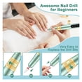 thumbnail image 5 of Portable Electric Nail Drill,Professional Cordless Electric Nail File For Acrylic Gel Nails ,Low Noise, 5 of 9