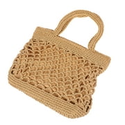Storage Basket Handbags for Women Beach Vacation 3 PCS Mori Department Cotton Thread Shoulder Travel Foldable