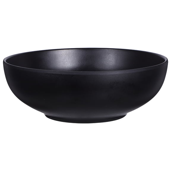 Topbathy Sturdy Antirust Black Noodle Bowl Elegant Design for Indoor and Outdoor Use