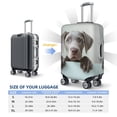 thumbnail image 4 of Gukieu Adorable Puppy Portrait Print Suitcase Protective Cover, Elastic Zipper Buckle Suitcase Protective Cover, Suitable for Travel, Business Trip-Large, 4 of 7