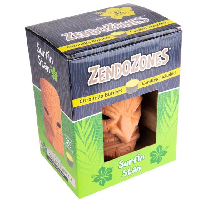 JT Eaton 7797731 Zendo Zones Surfin Stran Candle for Mosquitoes Case