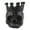 Black, variant on Happydeer Halloween Crown Skull Candle Holder Votive Tealight Candle Stand Living Room Bathroom Candlestick Decoration Table Centerpiece Ornament (Black)