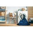 thumbnail image 2 of Ahgly Company Machine Washable Indoor Rectangle Transitional Blue Area Rugs, 5' x 7', 2 of 7