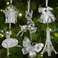 thumbnail image 2 of Colgante de árbol de Navidad para decoración del hogar, adornos de campana de muñeca de Ángel de alce acrílico, Feliz Navidad, regalo de Año Nuevo, 2023, 2024, 2 of 4