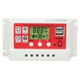 thumbnail image 2 of Contrôleur Solaire DPPT 30A, Double Port USB pour Panneau Solaire, Régulateur Intelligent de Batterie avec Écran LCD, Pare-Soleil Auto 12V/24V Réglable. Charge Rapide, Double USB, 2 of 7