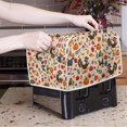 thumbnail image 3 of UNICEU Fall Pumpkin Turkey Toaster Covers 4 Slice Bread Maker Dust Cover Kitchen Small Appliance Dust Protector Thankgiving Day Gift, 3 of 7