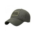 thumbnail image 1 of Low Profile Baseball Cap Olive Drab American Flag Embroidered US Flag Hat, 1 of 3