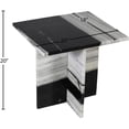 thumbnail image 7 of Meridian Furniture Verona Panda Marble End Table, 7 of 7