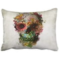 thumbnail image 1 of ARTJIA Skull Pillowcase Cushion Cover 20x30 inch, 1 of 1