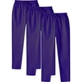 thumbnail image 3 of SLdy 3 Pcs Men's Sweatpants Lightweight Fleece Lined Drawstring for Lounge Sports Outdoor and Everyday Versatile Comfort Pants, Purple XXL, 3 of 3