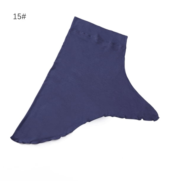 Gorro de algodón mercerizado de color sólido, suave y transpirable, práctico gorro para cubrir la cabeza