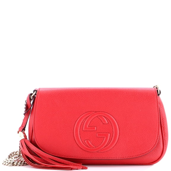 Pre-Owned Soho Chain Crossbody Bag Leather Medium By Rebag