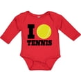 thumbnail image 3 of Inktastic Tennis Boys or Girls Long Sleeve Baby Bodysuit, 3 of 5