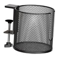 thumbnail image 4 of Portavasos de escritorio de metal profesional anticaída para mesa, portabotellas de agua y bebidas con clip de abrazadera, 4 of 8