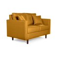 thumbnail image 4 of Sofá Love Seat 2 Plazas Makora Lino Mostaza Modelo Marzana, 4 of 8