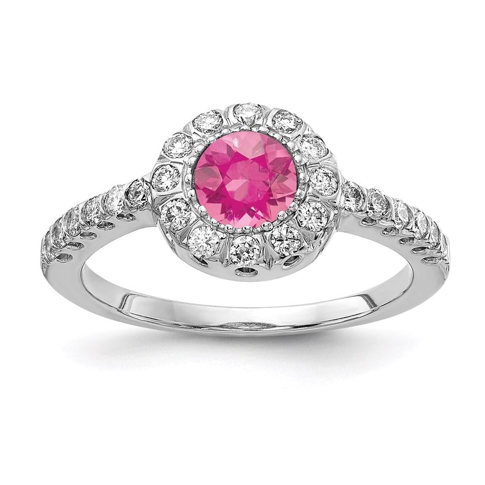 Details about   11 X 9 mm Solitaire October Pink Rose CZ Birthstone Men's Ring Jewelry Size 13 