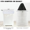 thumbnail image 4 of 2 Pack Large Mesh Laundry Bag, Heavy Duty Laundry Bags with Drawstring, Laundry Hamper Liner, Machine Washable, for Travel, Storage, Sports, Dorms and Apartment Dwellers, 24 x 36 Inches, 4 of 6