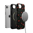 thumbnail image 4 of Casely iPhone 16e Case | Sweet Revenge | Cherry Skulls | Compatible with MagSafe | Bold Protective Design, 4 of 9