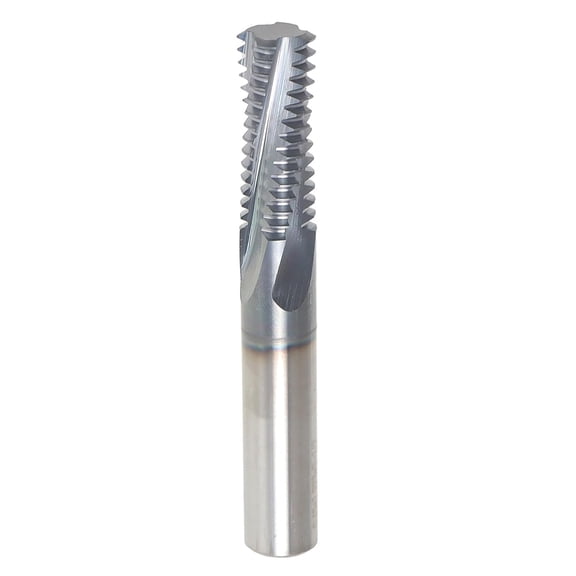 ALL-CARB Carbide Helical Flute Thread Mill 4 Flute 0.490in Cutting Diameter 3-1/2in Overall Length