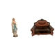 thumbnail image 1 of Escultura De La Virgen María, La Virgen Lutero Y El Bendito Jesús, En Resina. Estatua Decorativa Para Oficina, Coche, Sofá En Miniatura, Silla, Modelo DIY, Accesorio De Mobiliario,, 1 of 8